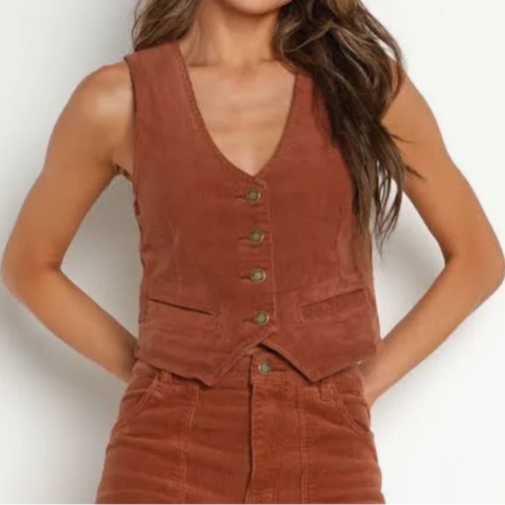 NWT Rollas Corduroy Vest